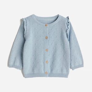 NWT H&M Blue Knit Cardigan